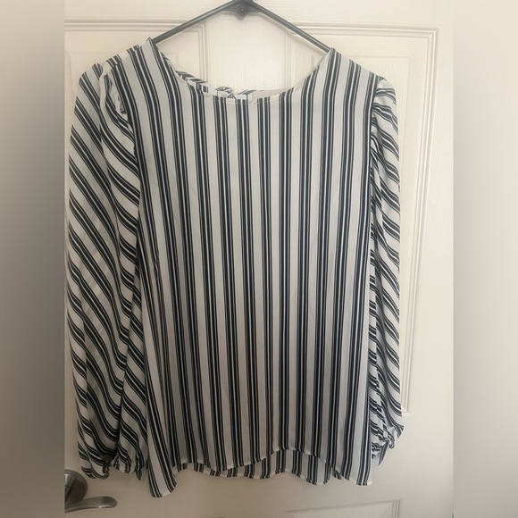 Loft Striped Blouse - Picture 1 of 4